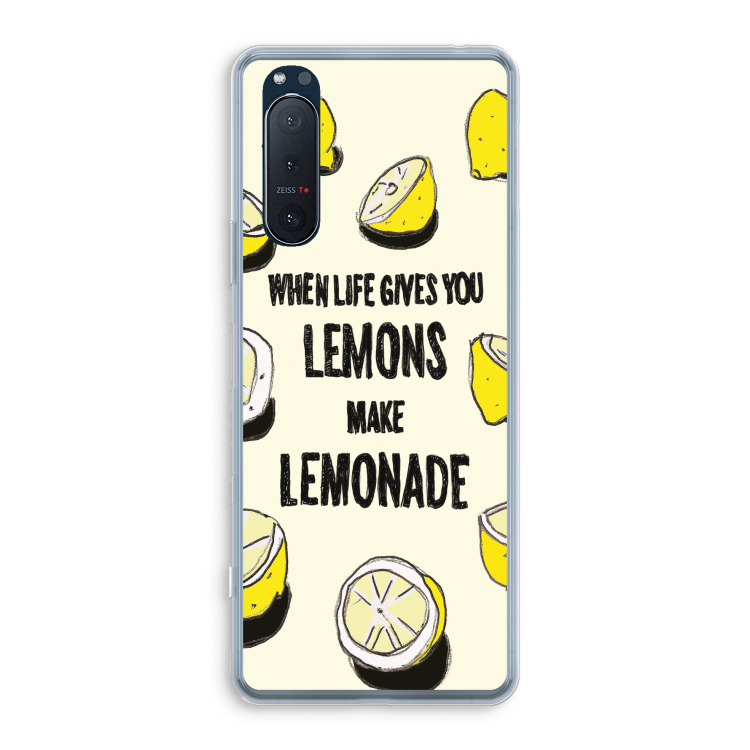 Lemonade: Sony Xperia 5 II Transparant Hoesje