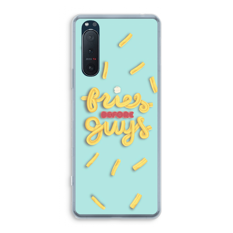 Always fries: Sony Xperia 5 II Transparant Hoesje