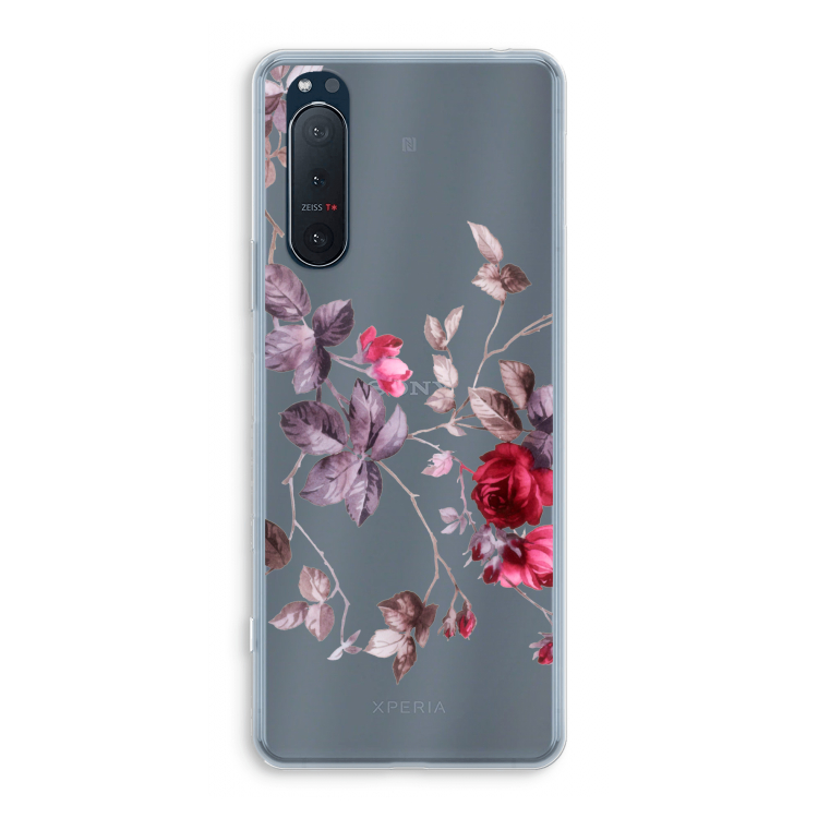 Mooie bloemen: Sony Xperia 5 II Transparant Hoesje