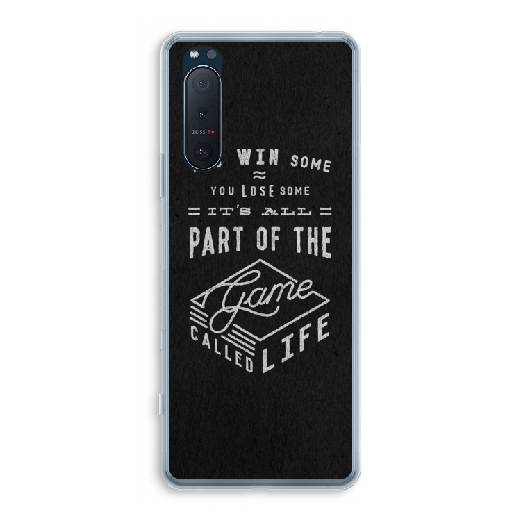 Life: Sony Xperia 5 II Transparant Hoesje