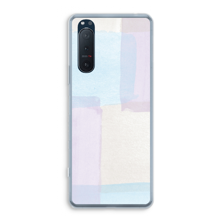 Square pastel: Sony Xperia 5 II Transparant Hoesje