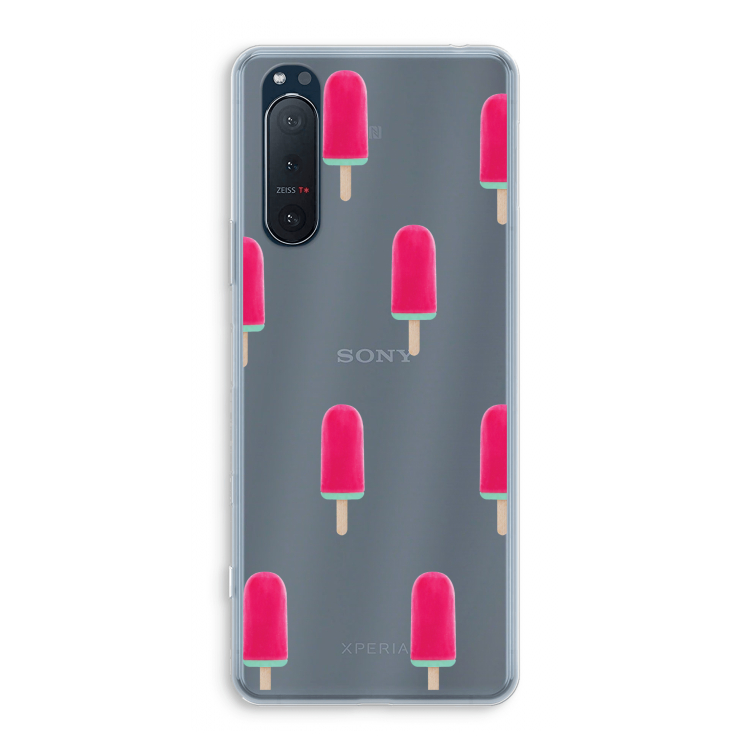 Waterijsje: Sony Xperia 5 II Transparant Hoesje