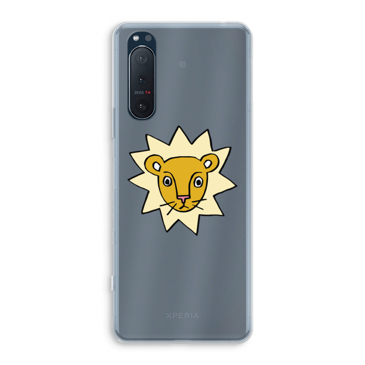 Kleine leeuw: Sony Xperia 5 II Transparant Hoesje