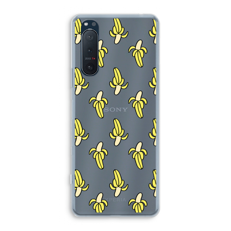 Bananas: Sony Xperia 5 II Transparant Hoesje