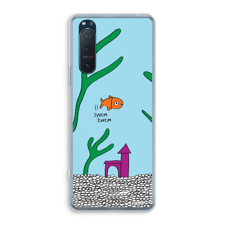 Aquarium: Sony Xperia 5 II Transparant Hoesje