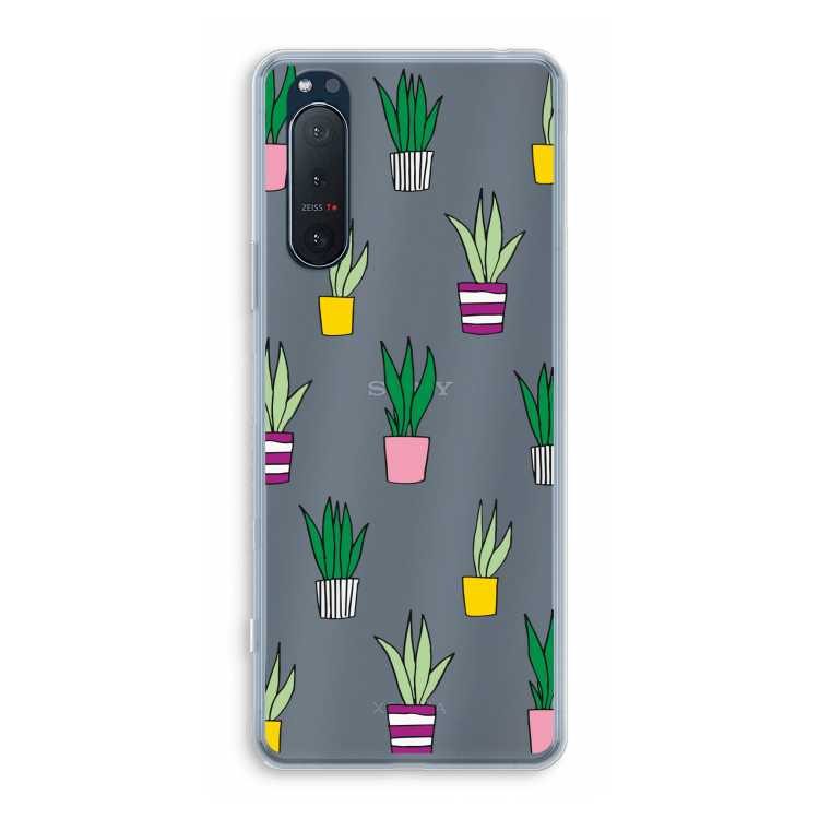 Sanseveria: Sony Xperia 5 II Transparant Hoesje
