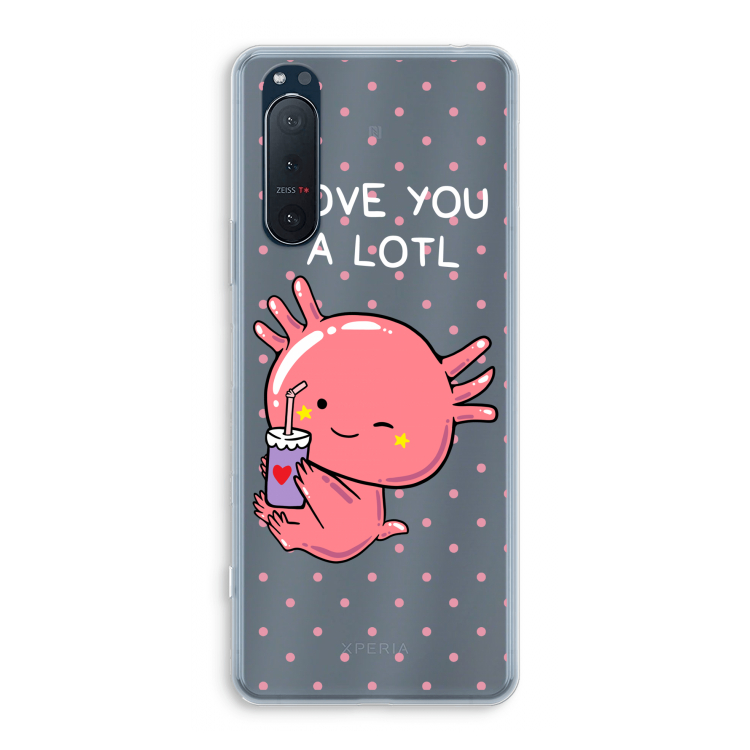 Love You A Lotl: Sony Xperia 5 II Transparant Hoesje