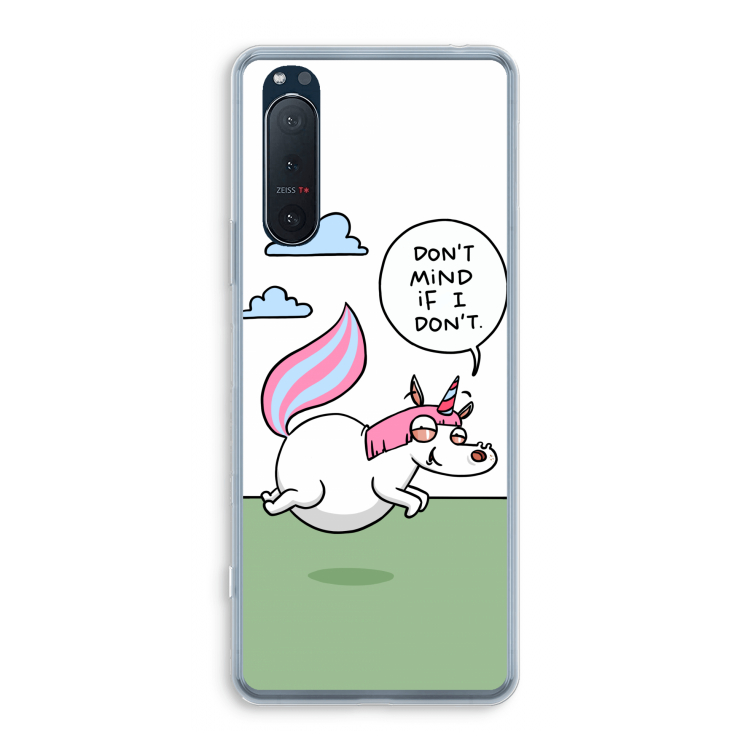 Unicorn: Sony Xperia 5 II Transparant Hoesje