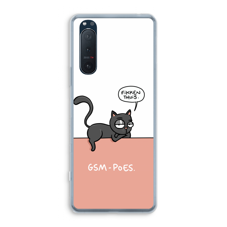 GSM poes: Sony Xperia 5 II Transparant Hoesje