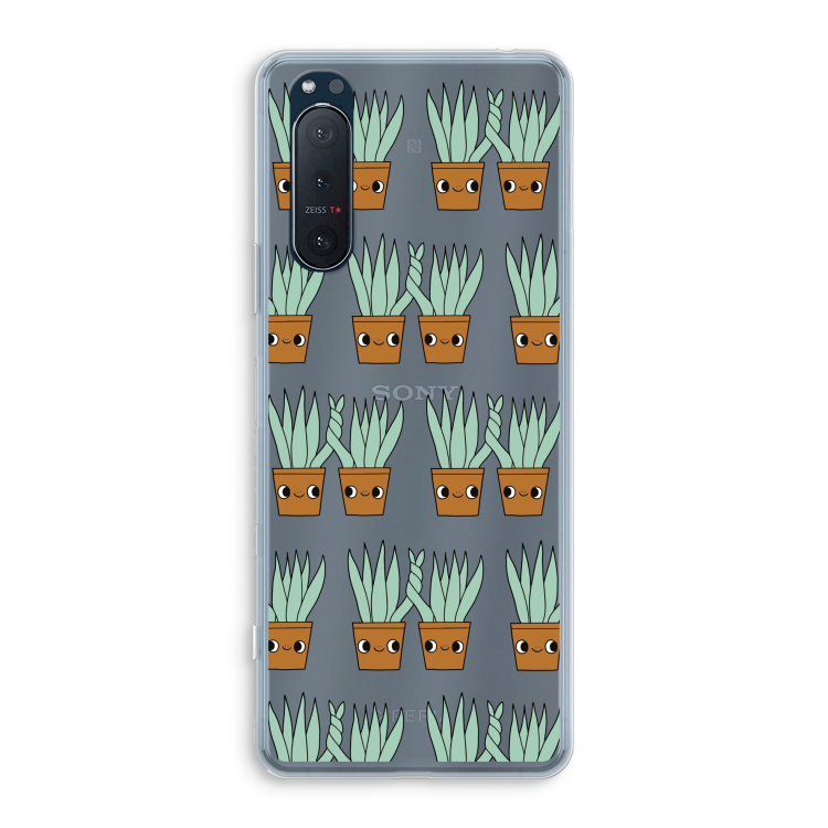Sansevieria: Sony Xperia 5 II Transparant Hoesje