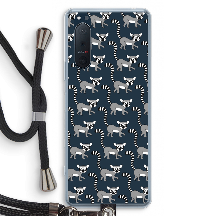 Makis: Sony Xperia 5 II Transparant Hoesje met koord