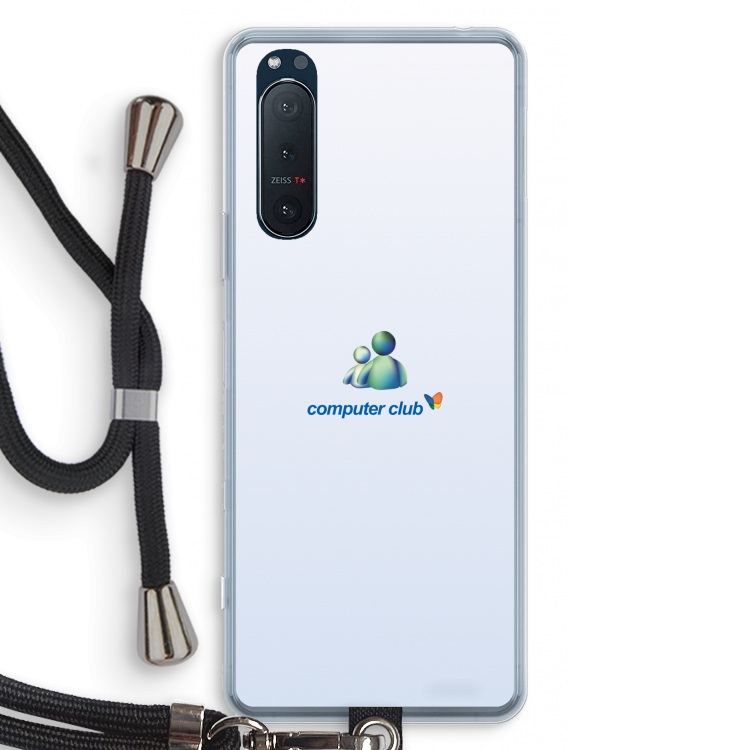 MSN: Sony Xperia 5 II Transparant Hoesje met koord