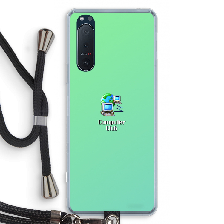Win98: Sony Xperia 5 II Transparant Hoesje met koord