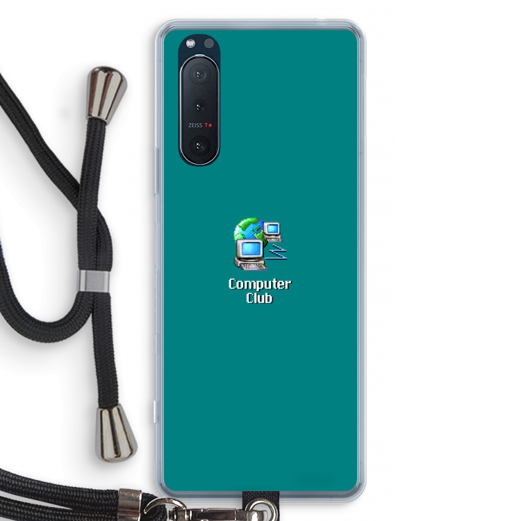Win98: Sony Xperia 5 II Transparant Hoesje met koord