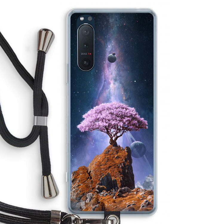 Ambition: Sony Xperia 5 II Transparant Hoesje met koord