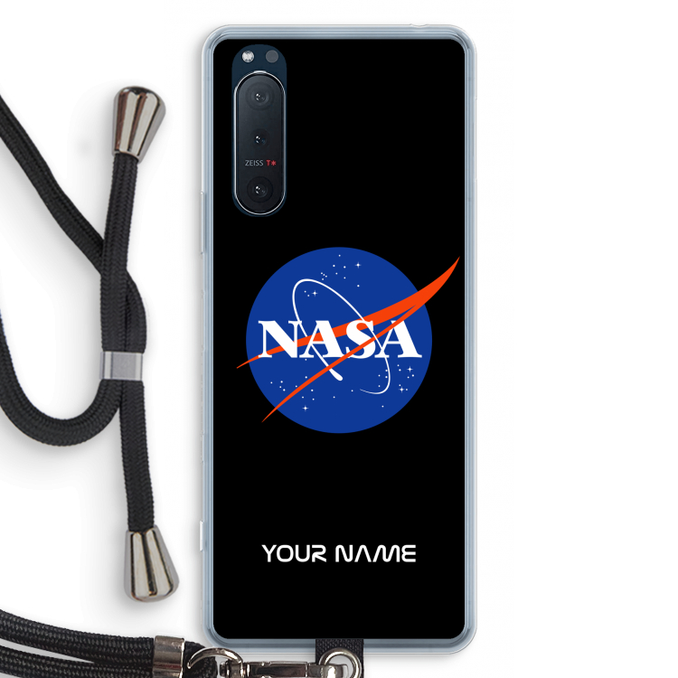 NASA: Sony Xperia 5 II Transparant Hoesje met koord