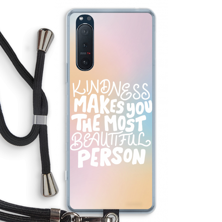 The prettiest: Sony Xperia 5 II Transparant Hoesje met koord