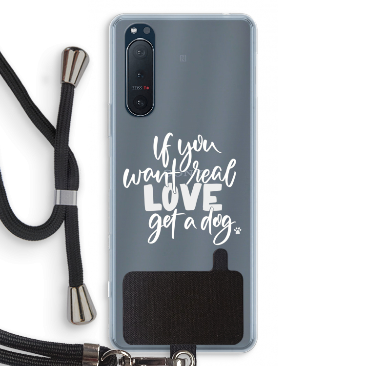 Partner in crime: Sony Xperia 5 II Transparant Hoesje met koord