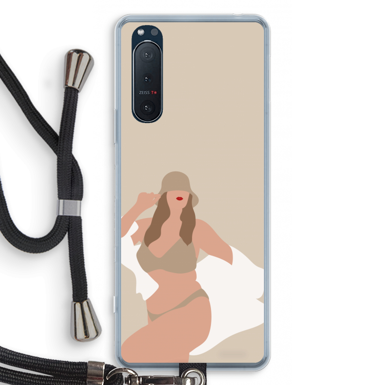 One of a kind: Sony Xperia 5 II Transparant Hoesje met koord