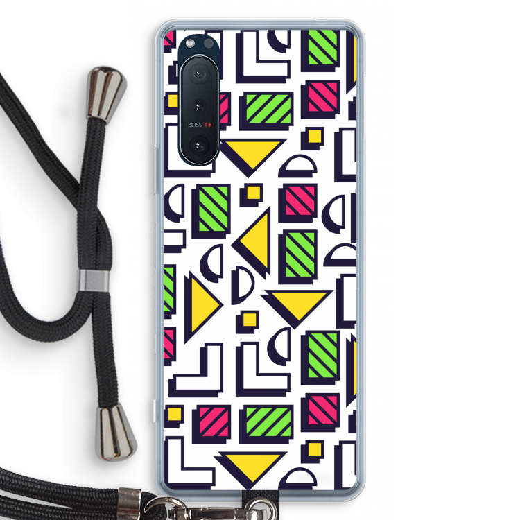 8-bit N°4: Sony Xperia 5 II Transparant Hoesje met koord