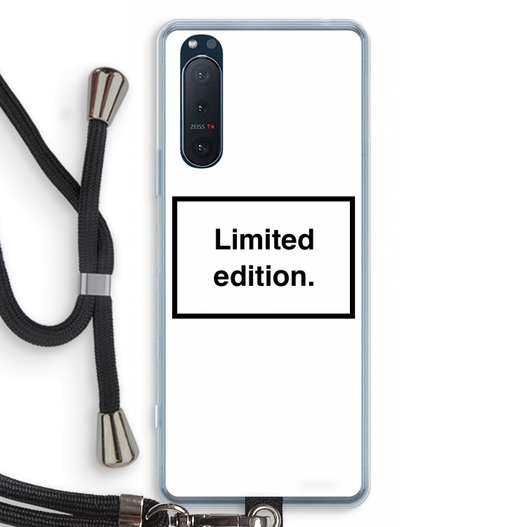 Limited edition: Sony Xperia 5 II Transparant Hoesje met koord