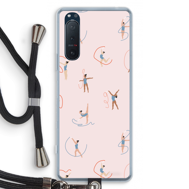 Dancing #3: Sony Xperia 5 II Transparant Hoesje met koord