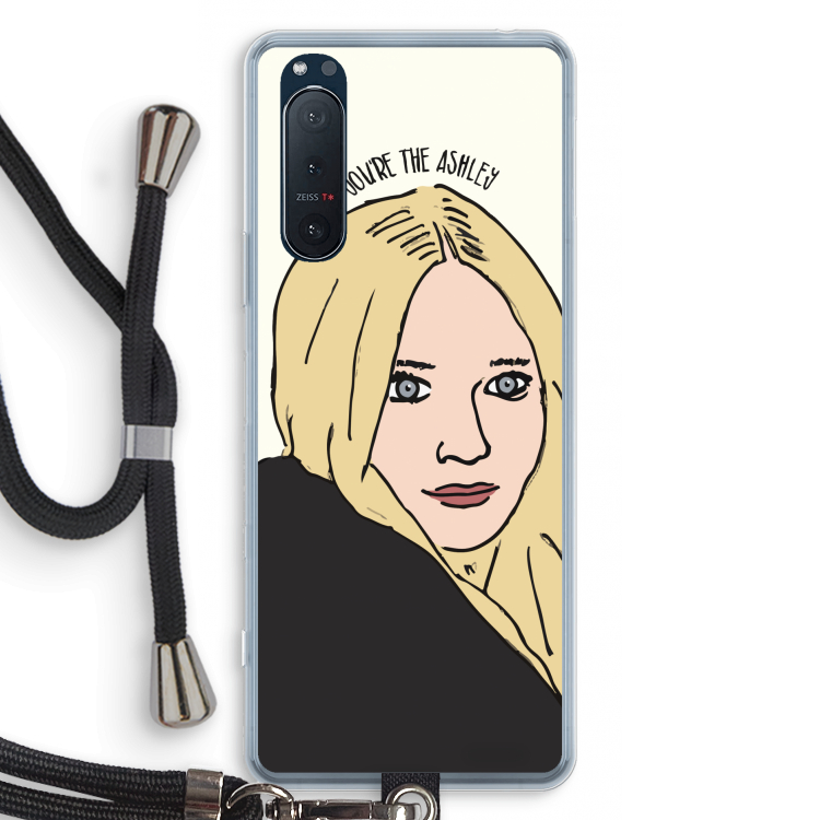 Ashley: Sony Xperia 5 II Transparant Hoesje met koord