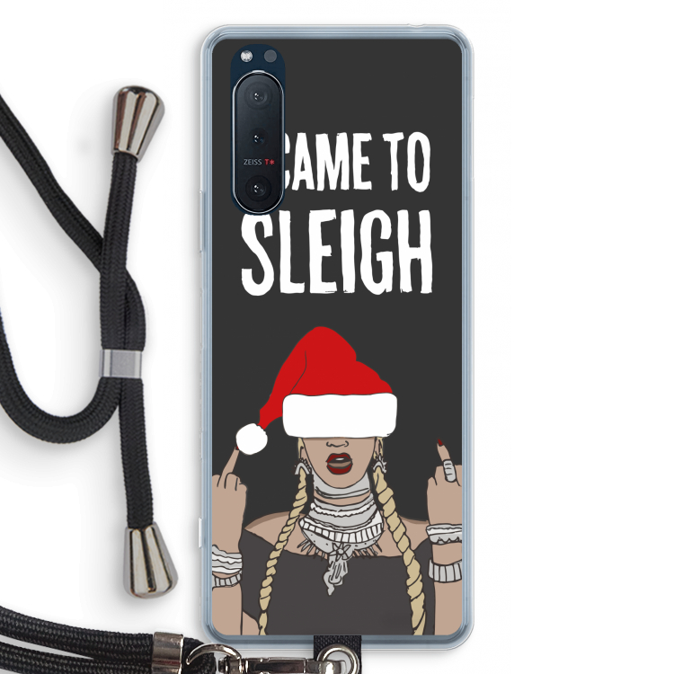 Came To Sleigh: Sony Xperia 5 II Transparant Hoesje met koord