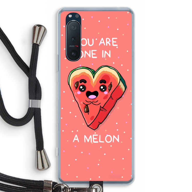 One In A Melon: Sony Xperia 5 II Transparant Hoesje met koord