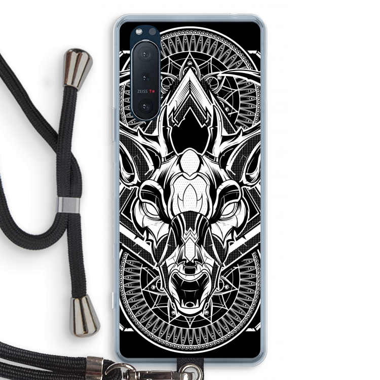 Oh Deer: Sony Xperia 5 II Transparant Hoesje met koord