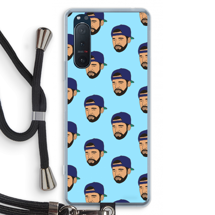 Drake Away: Sony Xperia 5 II Transparant Hoesje met koord