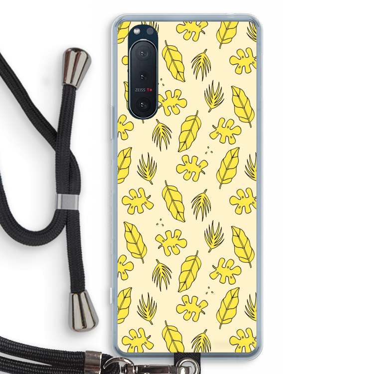 Herfst: Sony Xperia 5 II Transparant Hoesje met koord