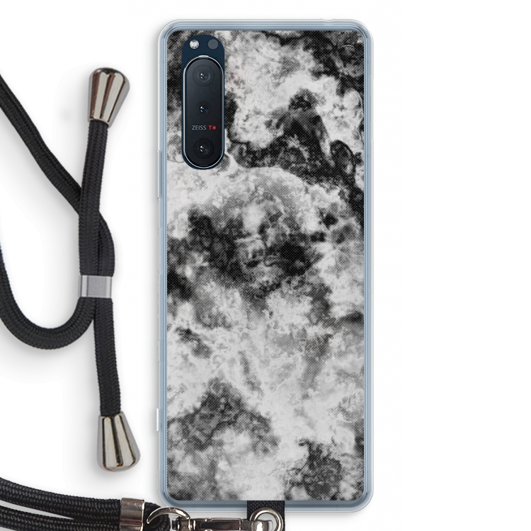 Onweer: Sony Xperia 5 II Transparant Hoesje met koord