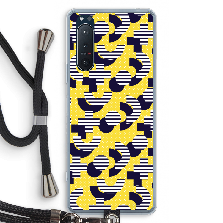 8-bit N°3: Sony Xperia 5 II Transparant Hoesje met koord