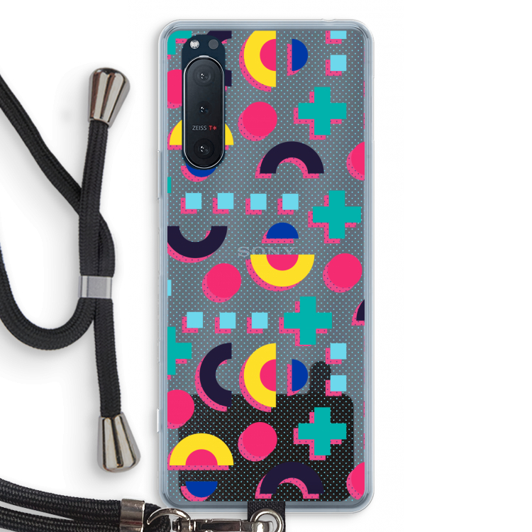 8-bit N°2: Sony Xperia 5 II Transparant Hoesje met koord