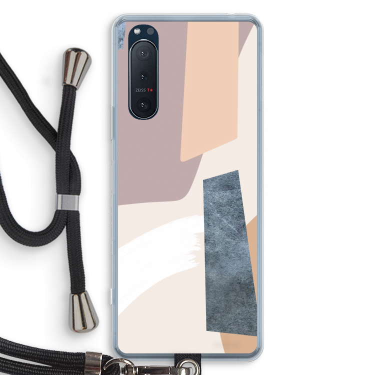 Luca: Sony Xperia 5 II Transparant Hoesje met koord