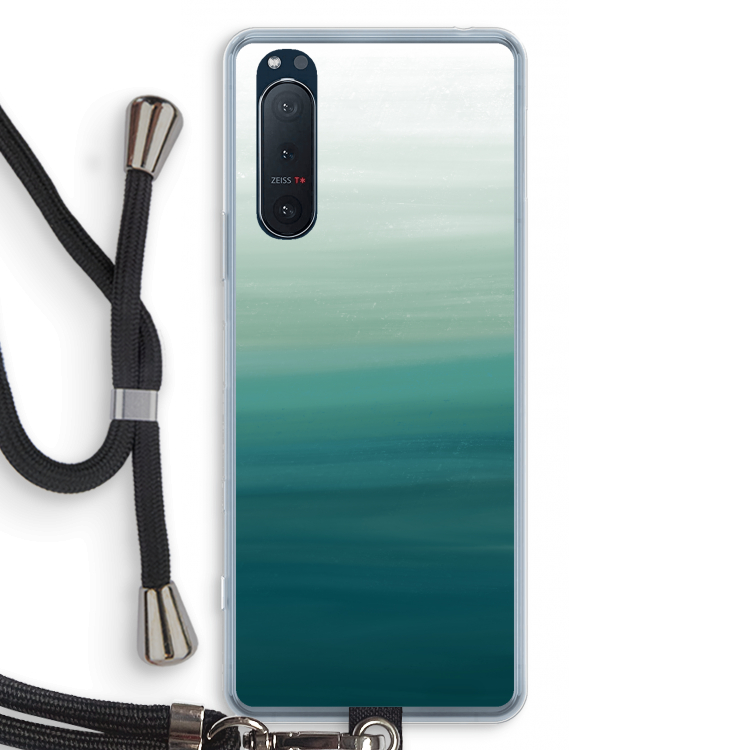 Ocean: Sony Xperia 5 II Transparant Hoesje met koord