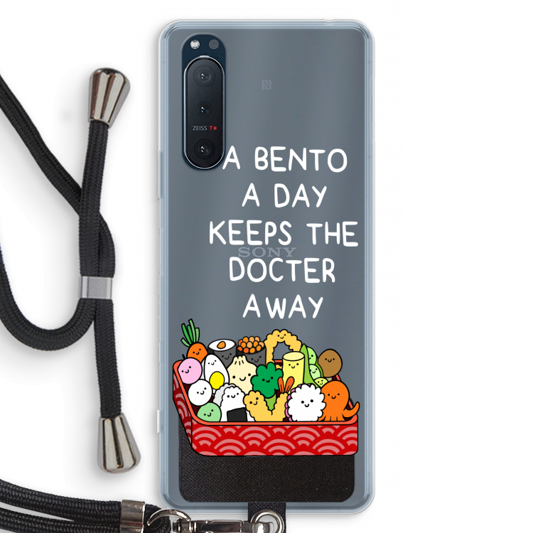 Bento a day: Sony Xperia 5 II Transparant Hoesje met koord