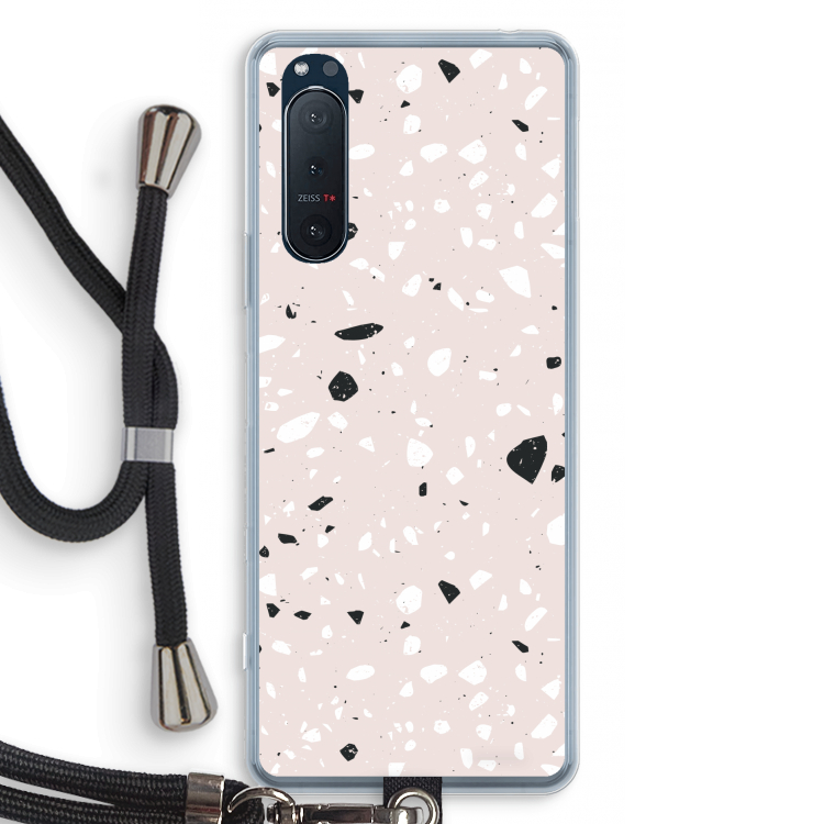 Terrazzo N°20: Sony Xperia 5 II Transparant Hoesje met koord