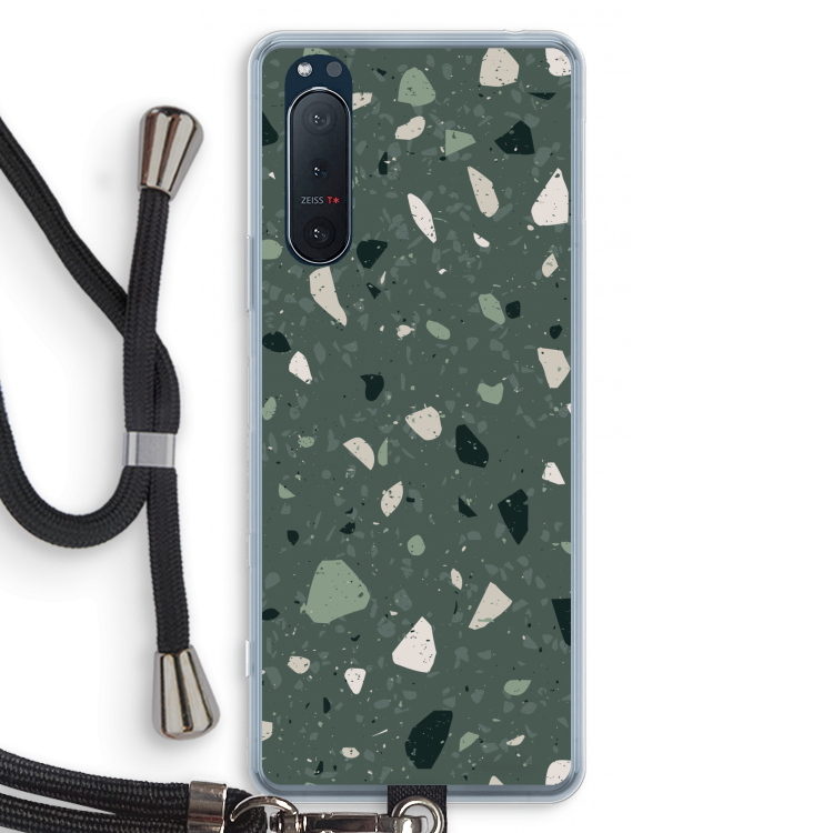 Terrazzo N°19: Sony Xperia 5 II Transparant Hoesje met koord