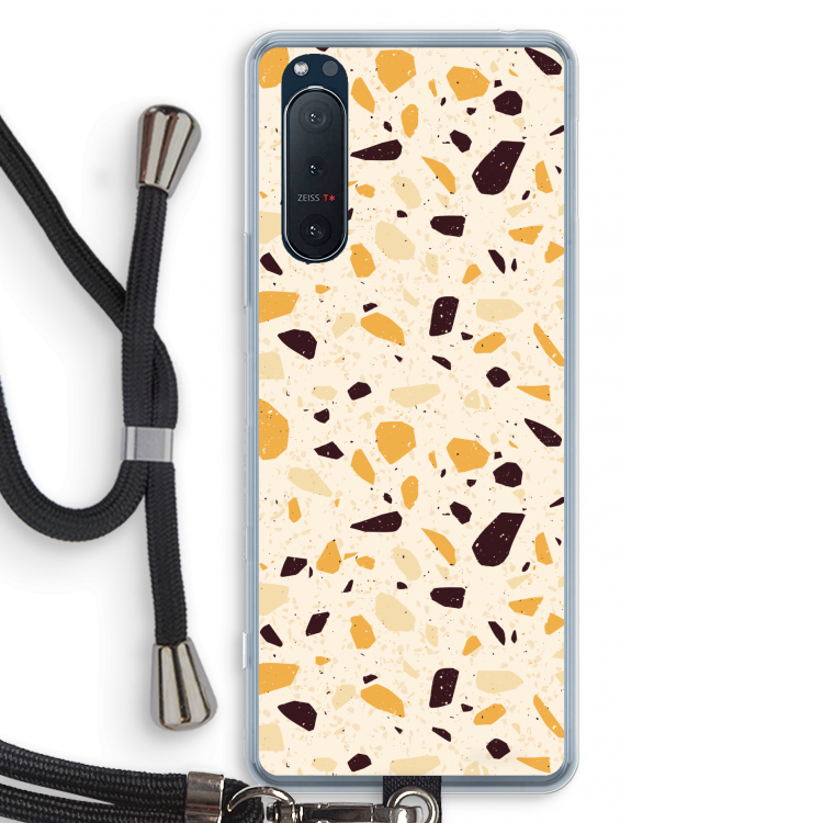 Terrazzo N°13: Sony Xperia 5 II Transparant Hoesje met koord