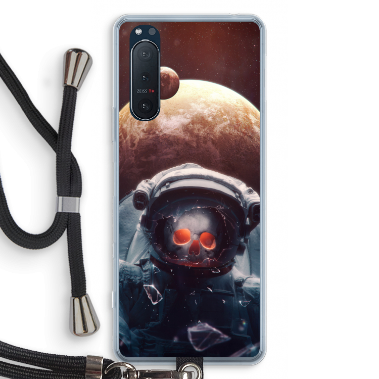 Voyager: Sony Xperia 5 II Transparant Hoesje met koord