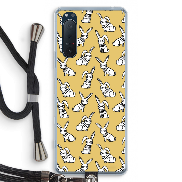Haas: Sony Xperia 5 II Transparant Hoesje met koord