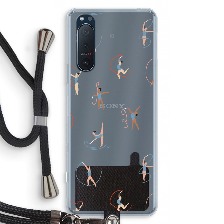 Dancing #3: Sony Xperia 5 II Transparant Hoesje met koord