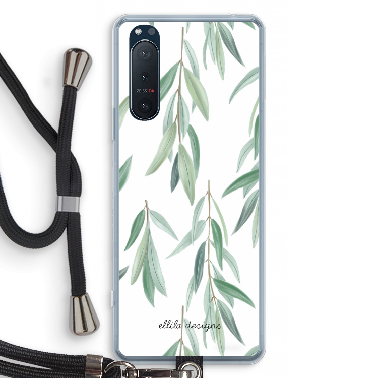 Branch up your life: Sony Xperia 5 II Transparant Hoesje met koord