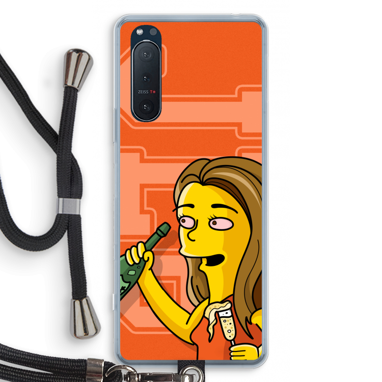 Jamie Lee Simpson: Sony Xperia 5 II Transparant Hoesje met koord