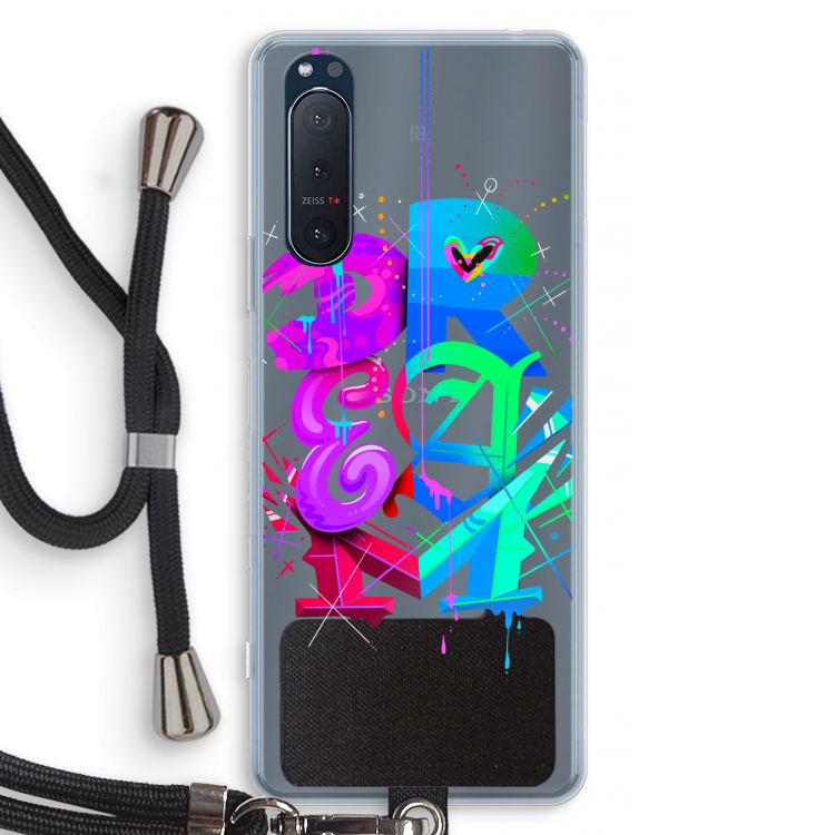 Dream: Sony Xperia 5 II Transparant Hoesje met koord