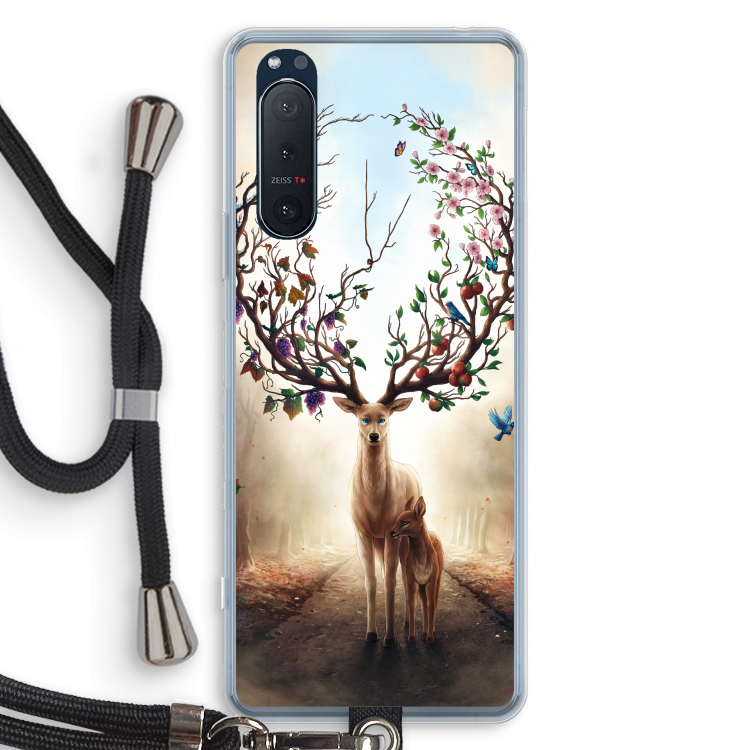 Seasons Change: Sony Xperia 5 II Transparant Hoesje met koord