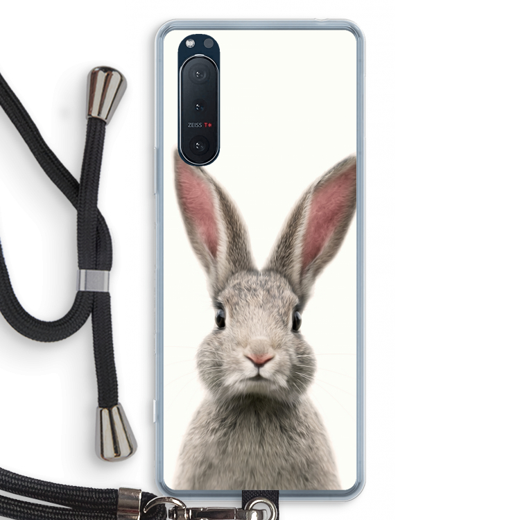 Daisy: Sony Xperia 5 II Transparant Hoesje met koord