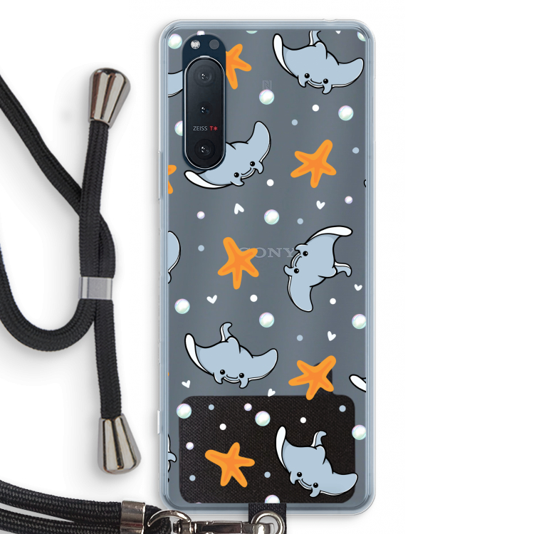 Manta: Sony Xperia 5 II Transparant Hoesje met koord